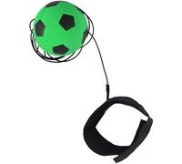 Hehglng Green Soccer Wrist Ball Wristband Sports Balls on a String Kit Basketball, Football Return Rubber Rebound Ball for Boys Girls Party Favor, Exercise or Play Sports (1.9 inches)