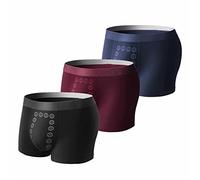Hehimin 3Pcs EFT Energy-field-therapy Men's Underwear, Long Lasting Magneticfit Pants Slim Underwear (A#, 3XL)