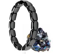 Hehimin Hematite Bracelet Men, Reignites Masculine Energy, Natural Hematite Stone Beaded Stretch Healing Bracelets Reclaim Your Edge & Confidence (1)