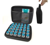 HEHIPLE 30 Slots Diabetic Insulin Peptide Fridge Carrying Case Vial Holder Storage Protector Bag Fits Standard 10ml Vials, Insulin Cooler Travel Kits Case Organizer Diabetes Protector(Black)