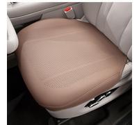 HEHKJDNBY Breathable Car Seat Covers, Compatible with Heated & Ventilated Seats, Non-Slip Leather Seat Cushion Protectors, Universal Fit for Cars Trucks SUVs, All-Season Comfort (Brown)
