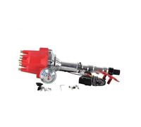 HEI/Male Electronic Distributor Motor Fit For Cadillac 472/500 Pro Distributor 8 Cylinders 2897717B RED CAP Ignition Distributor