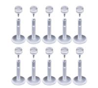 [Heiat] 10pcs Clear White Flexible Lip Labret Retainer Piercing Jewelry Lip Nose 6/8/10/12mm Lip Piercing Jewelry Lip Rings for Women 8mm