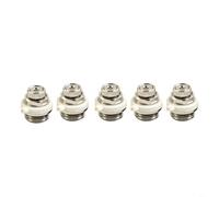 HEIBTENY 1/2 Inch Bleed Valve for BSP Automatic Bleeding Automatic Shut-Off Self-Venting Radiator Valve 1/2/3/5 Pieces (5 Pieces)