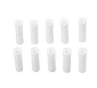 HEIBTENY 10-Pack 5mm Sandblaster Nozzles for Valve Type Sandblasting, High Temp Ceramic Pottery Nozzle with Precise Orifice for Metal Rust Removal, Stone Carving and