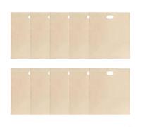 HEIBTENY 10 Pack Reusable Toaster Bags Non-Stick Sandwich Toast Bags Heat Resistant Cooking Bags for Microwave Oven Grill Kitchen Gadgets(20x22cm)