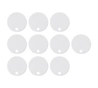HEIBTENY 10 pcs Toilet Seat Screw Covers White Plastic Decorative Waterproof Anti-Rust Hinge Protection 50 mm 60 mm 65 mm Bathroom Replacement Parts(60mm)