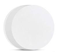 HEIBTENY 100Pcs Parchment Paper Baking Liners, Round Non-Stick Greaseproof Sheets, Heat Resistant to 446°F, For Air Fryer, Oven, Cake Pan, BBQ, White, 6/8/10 Inch(10 in)