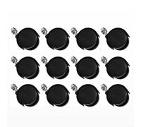 HEIBTENY 12 Pcs Replacement Heater Wheel, Pulley Caster Heater Wheels For Midea For Pioneer Electric Oil Heaters, Plastic Omni-Directional Casters Replacement(12 PCS Without Brake)