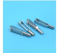HEIBTENY 12Pcs Metal M2 to for M3 Clevis Linkage Rod End Tie Set for RC Fixed Wing Airplane,Steering Gear Carbon Rod Wire Steel Pull Bar,Thread Connector Accessories(M2)