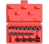 HEIBTENY 17 Piece Carbon Steel Clutch Disc Alignment Tool Kit,for Vehicle Brand1, for FORD, for MAZDA - Manual Transmission Repair Set,with Red Storage Case