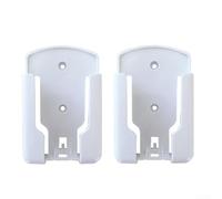 HEIBTENY 2 for Pack Wall Mounted Remote Control Holder, Self-Adhesive ABS Storage Rack for TV Stereo Air Conditioner, Drill-Free Organizer Stand for Office Home, White(White)