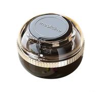 HEIBTENY 2-in-1 Tablet Splitter And Storage Box Stainless Steel Pill With Dust-Proof Compartment For Accurate Dosing Portable Medicine Organizer For Home(black)