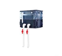 HEIBTENY 2 Layer Aquarium Filter Turnover Box External Water Circulation Bucket PP Material For Transparent Anti Overflow Design for Fish Tank Koi Pond Shrimp Breeding Blue
