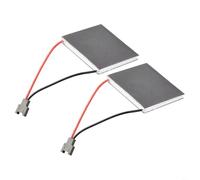 HEIBTENY 2 Pack Fireplace Fan Motor Generator Sheets 40 mm Semiconductor Heater Spare Parts, for Stove Burner or Wood Burner Heat Powered Fans(2 PCS)