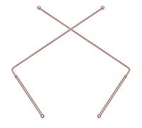HEIBTENY 2 Packs Probing Copper Dowsing Rods, Retractable Pen Shape and Portable Divining L Rods Probe Rod for Flexible Hunting Divining Witching Observe Treasure Tools, 13.86 X 6.93 X 0.71 Inch