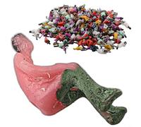 HEIBTENY 200 Pcs Seated Model People Figures 1:100 Scale Painted Plastic Railway Passengers for OO Gauge Train Layouts Diorama Scene Decoration Sand Table Accessories