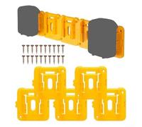 HEIBTENY 20V 60V Battery Dock Mount Storage Organizer Wall Shelf Holder Stand for DEWALT; for DCB200 Series Tools