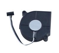 HEIBTENY 24V Cooling Blower Fan For Bambu Lab P1P P1S 5015 Replacement Part With High Airflow Quiet Operation Easy Install Black Plastic Housing For 3D Printer