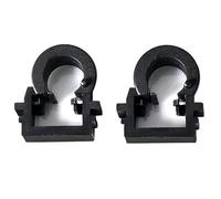 HEIBTENY 2Pcs H1 LED Bulb Adapter Base for FORD Focus MK3 Fiesta For Mondeo High Beam Headlight Holder Retainer ABS Material Secure Fit Easy Installation Black