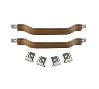 HEIBTENY 2Pcs Interior Door Handle Pull Strap For Jeep CJ5 CJ7 CJ8 For Wrangler YJ Brown Plastic Direct Replacement Left Right Compatible With 1976-1995 Models
