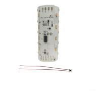 HEIBTENY 3.7V Solar Flame Lamp PCBA with 51 LEDs, Flexible Circuit Board for Torch Candle Light, 3 Modes Simulated Flickering Fire Effect, Auto Night Sensor for 5V-6V 5W