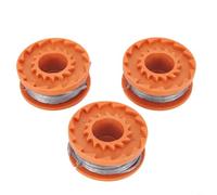 HEIBTENY 3 PCS 2.5 M Line And Spool Replacement Kit For Argos For McGregor Trimmer For MCT1825 MCT2X1825 MET2523 18V Cordless And 250W Models(3 PCS)