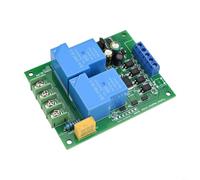 HEIBTENY 30A DC 12V-24V Motor Forward Reverse Control Board High Current Driver with Self-Lock Limit Switch Low Level Signal for Automation Projects Green(Control Board)