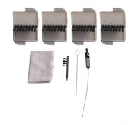 HEIBTENY 36 PCS Hearing Aid Wax Guard Filter Kit for Phonak, for Resound, for Widex, for Jungle Care, CIC, for ITE, for ITC Models, Includes Applicators, Cleaning Brushes