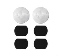 HEIBTENY 4 Pack 2033 Filter, For Bissell, Turbo 3 in 1 Lightweight Corded Vacuum Series, 2033, High Efficiency Fiber Cloth Replacement Parts, For Pet Hair and Dust, Easy Install, White(2)