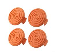 HEIBTENY 4 PCS Trimmer Spool Cap Cover Replacement For WORX WA0216 WG124 WG116 Corded Electric String Trimmers, ABS Line Protection Accessory For Garden Grass Cutting(4 PCS)