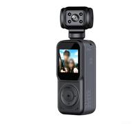 HEIBTENY 4K Ultra HD Action Camera With Advanced For Night-Vision, Lightweight Handheld ABS Build, Integrated Display For Outdoor Travel, Sports, Hiking, Cycling, Real-Time Playback