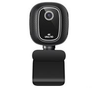 HEIBTENY 4K USB Webcam With Privacy Cover HD Conference Camera For Live Streaming And Video Calling And Play Computer Web Cam For PC Laptop Desktop Online Teaching(4K)