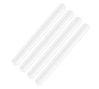 HEIBTENY 4PCS Extended Door Bumper Sticker Transparent Invisible Carbon Fiber Black for CRYSTAL Epoxy Resin for EDGE Guard Protector Strip, For Car SUV Door Scratch Prevention