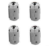 HEIBTENY 4Pcs for 3D Printer Filament Cleaner For 175Mm Static Electricity Removal Tool With Washable Sponge Dust Filter For PLA For TPU ABS Printing Grey