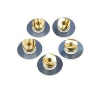 HEIBTENY 5/10 PCS Pure Copper Anti-Drip Nozzle Sealing Gasket Set for Airless Paint Sprayer, Moon Shape Spray Painting Machine Seal Rings (5PCS)