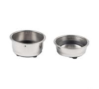 HEIBTENY 51 mm Stainless Steel Filter Basket Set for Morphy Richards for DERLLA Dolim, Single Robust Shot Espresso Portafilter with Rubber Gasket and (Combination)