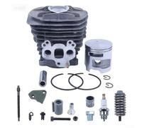 HEIBTENY 51mm Cylinder Kit for H575 575XP 570 Chainsaw, High Performance Replacement Parts with For Fit, For Silver Component for Heavy Duty Cutting