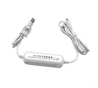 HEIBTENY 5V UPS Backup Battery 1500mAh for Security Cameras, Automatic Power Switching Uninterruptible Supply with Type-C and For Adapter, Compact ABS Design for Home(B)