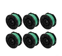 HEIBTENY 6 Pack Trimmer Spool And Line For Black & Decker GL7033 GL8033 GL9035 A6482, For Grass Replacement Parts With Pre-Wound Nylon String For Garden Lawn Care(6 PCS)