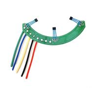 HEIBTENY 60° Hall Sensor PCB For Electric Bike Differential Motor Green Circuit Board With Cable For 3 Wheel E-Scooter Parts 77Cm Replacement Component
