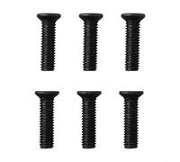 HEIBTENY 6Pcs M5/M6 Left Hand Thread Fixing Screw, 22mm Drill Chuck Shank Adapter, For UNF Power Tool Repair, Fastener Set, Workshop Equipment(M6x22mm)