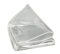 HEIBTENY 6x10 ft Winter Chicken Coops Cover, Heavy-Duty 16mm PVC Tarpaulin with Waterproof and Insulated Design, Transparent Sunlight-Passing Material