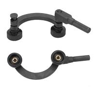 HEIBTENY 8mm Dial Indicator Holder, Digital Dial Indicator Holder, Half Round Combination Test Dial Indicator Lever Stand Digital Gauge Extension Rod