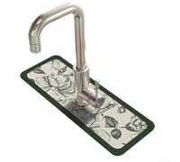 HEIBTENY Absorbent Mat for Kitchen Worktops, Sink Tap Drain Pad, Fast Water Absorption, No More Moisture (C)