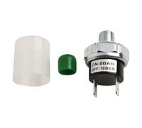 HEIBTENY Air Pressure Switch 1/8" NPT Thread 6-8/8-10 BAR Auto Cut-Out Control For Air Compressor Train Horns & Pneumatic Systems 12V/24V DC Metal Housing 20A-30A(8-10BAR)