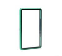 HEIBTENY Aluminum Alloy and Tempered Glass Protective Case for PSA Rated Trading Cards, 14.2x8x1 cm Holder for Sports Card Collectors, Sleek Display Box Multiple Color Options(green)