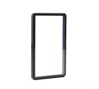 HEIBTENY Aluminum Alloy and Tempered Glass Protective Case for PSA Rated Trading Cards, 14.2x8x1 cm Holder for Sports Card Collectors, Sleek Display Box Multiple Color Options(Black)