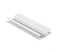 HEIBTENY Aluminum and Plastic 90° Corner Base Connector for Kitchen Plinth Panels and Furniture Skirting Boards - Silver Finish, H-Style, Flexible Angle Adjustment for Seamless(360°-15cm)