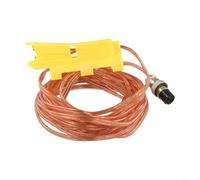 HEIBTENY Argon Welding Control Line Switch with Aviation Connector, 220V Copper Foot Pedal Extension Cable For TIG MIG Welder, Optional Length 2-20 Meters(4m)